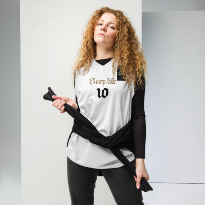 Recycled unisex basketball jersey