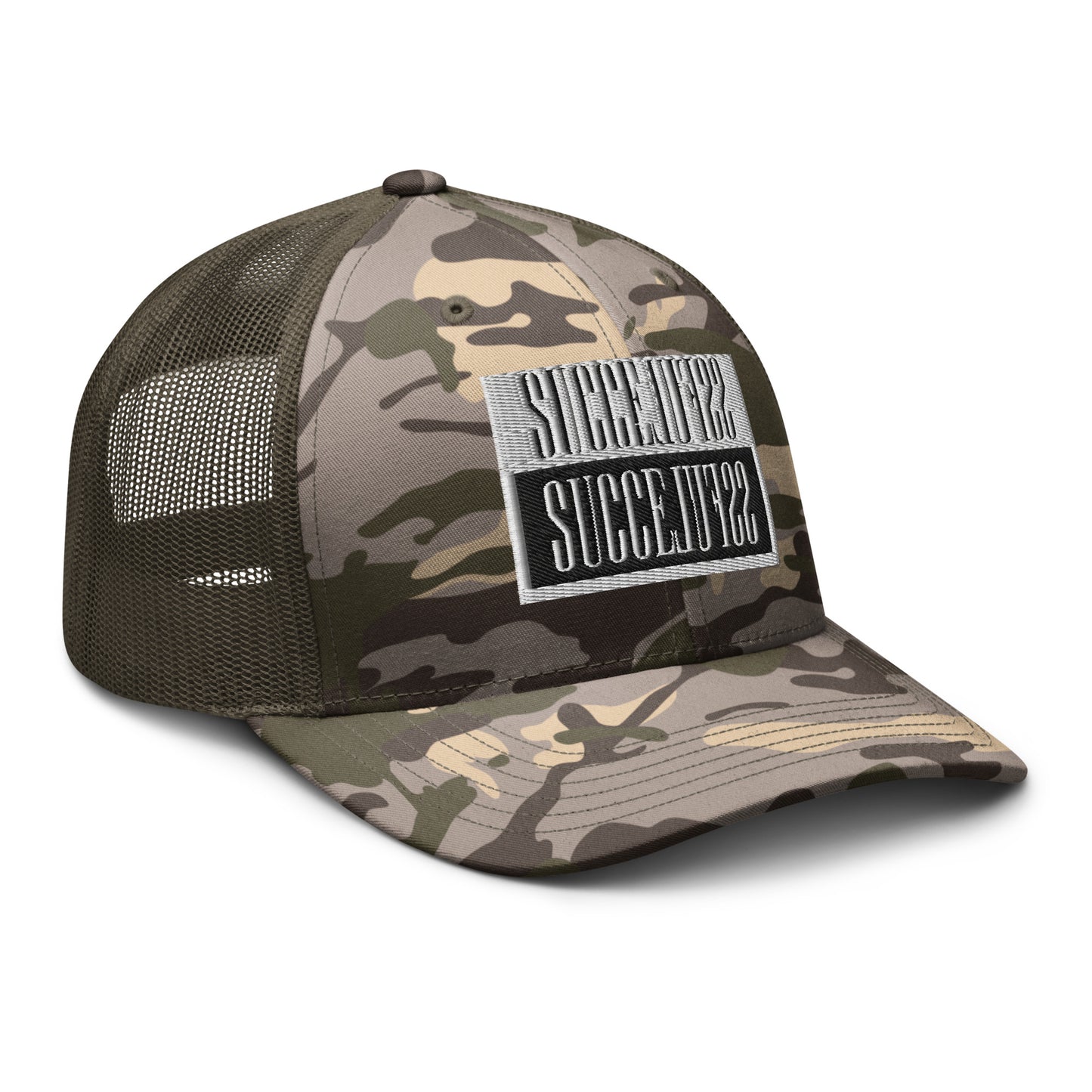 Camouflage trucker hat sale