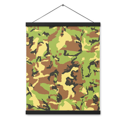 Poster with hangers camo