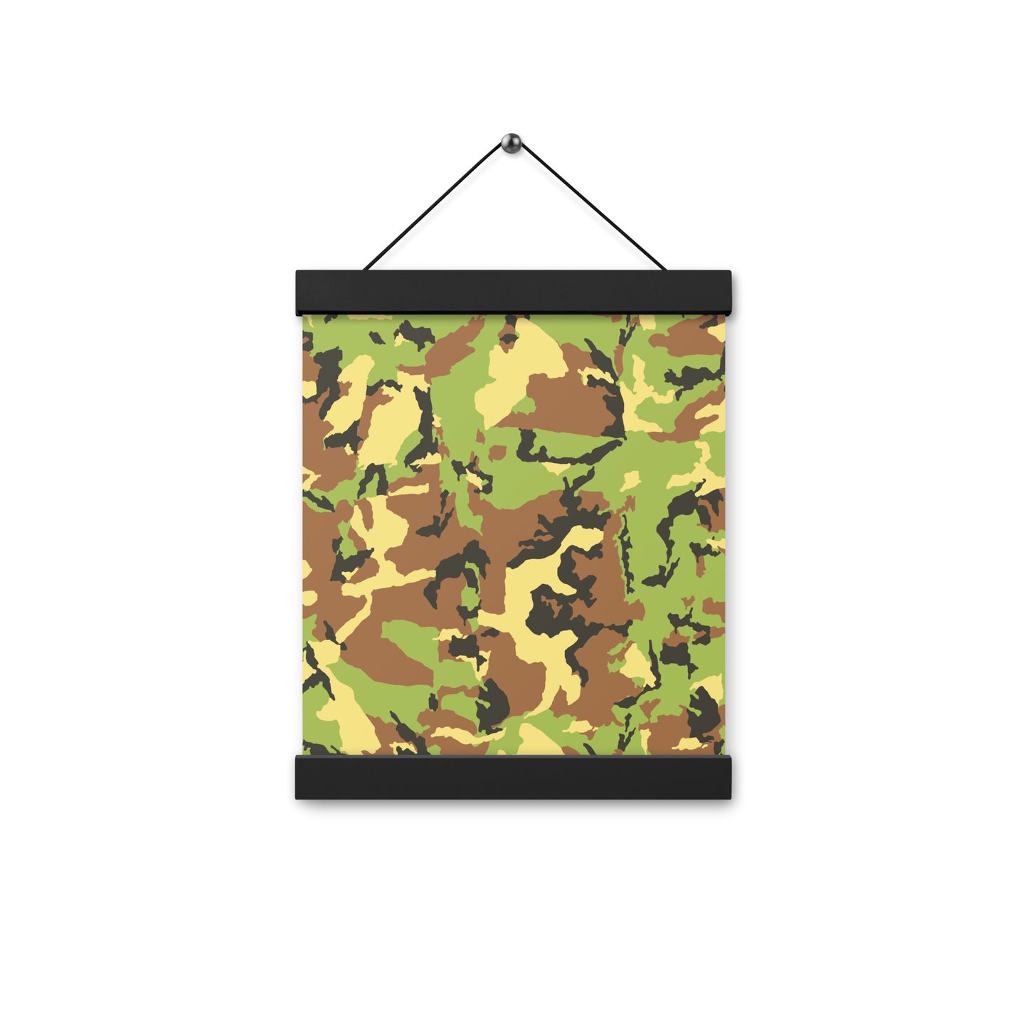 Poster with hangers camo