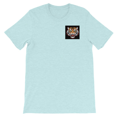half sleeve tiger print t shirt