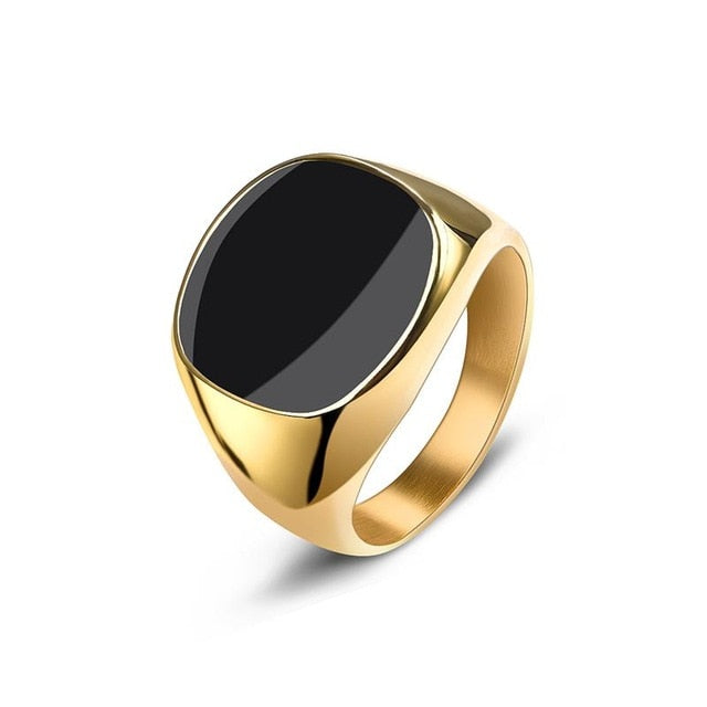Stainless Steel Signet Ring